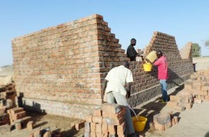 Construction at Toukoura, Chad