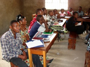 Class time @ Congo Bible Camp 2011