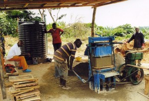 Making Bricks in Nigeria