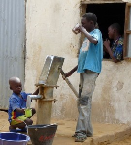 <center>Water Well at our existing school in N'Djamena, Chad</center>